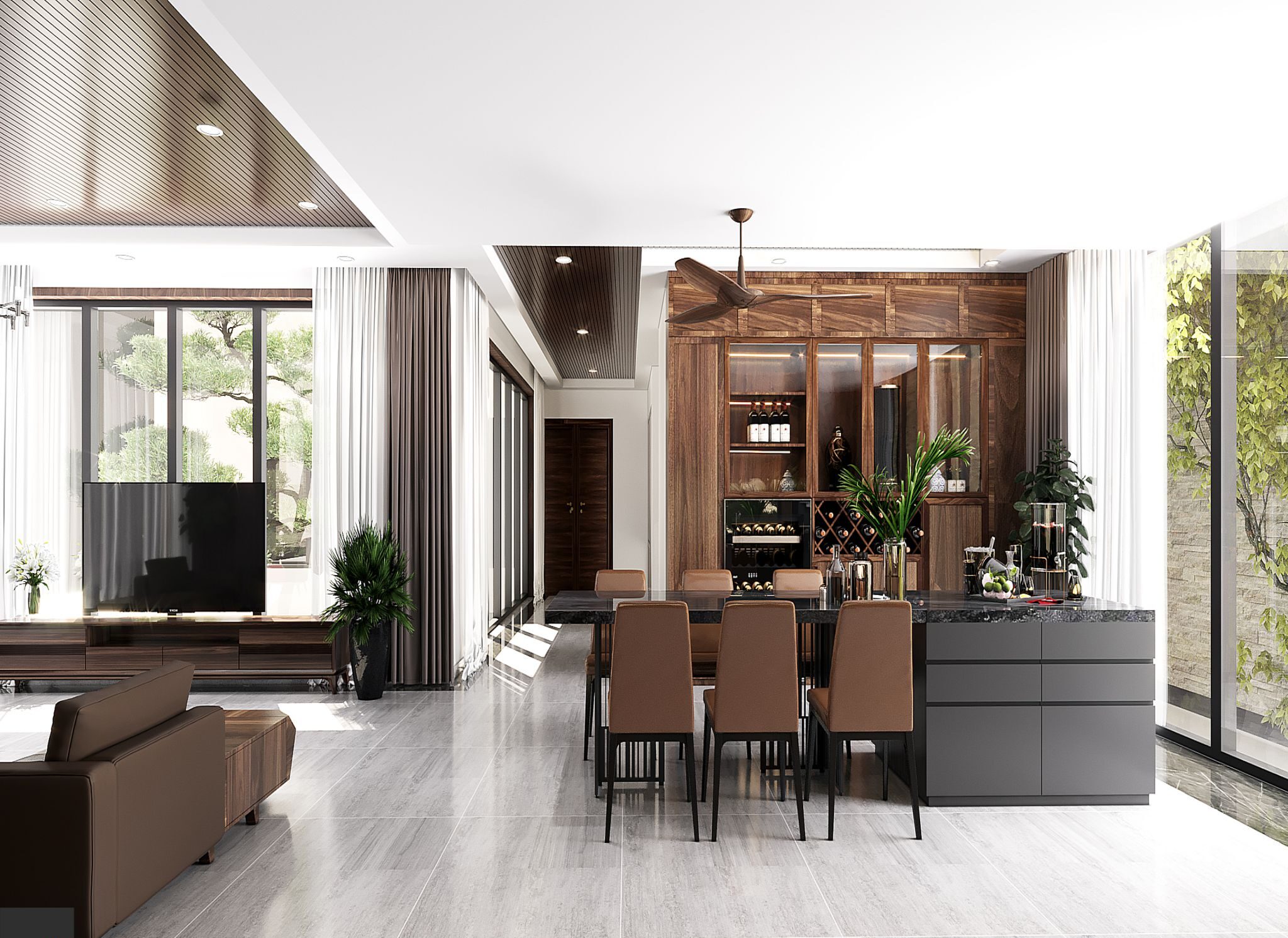 Thiết kế nội thất phòng bếp