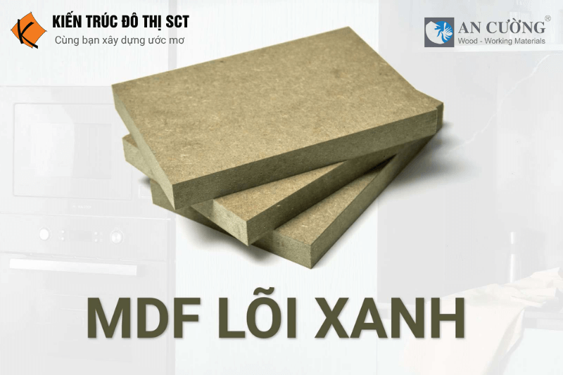 Ảnh cốt MDF lõi xanh An Cường có chữ in chìm