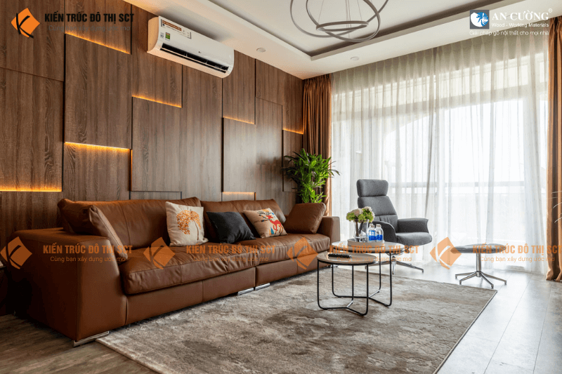 Không gian nội thất mẫu được thi công từ Gỗ An Cường Lào Cai