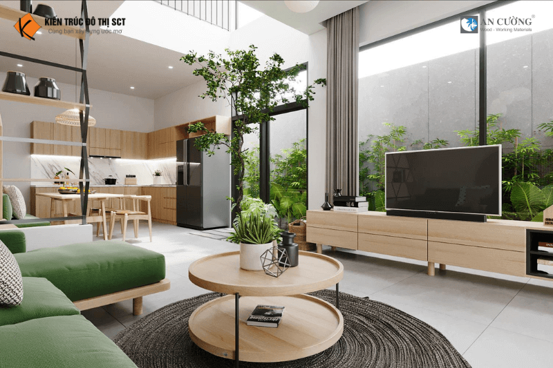 Phối cảnh thiết kế nhà ở đô thị Yên Bái- bố trí tối đa công năng