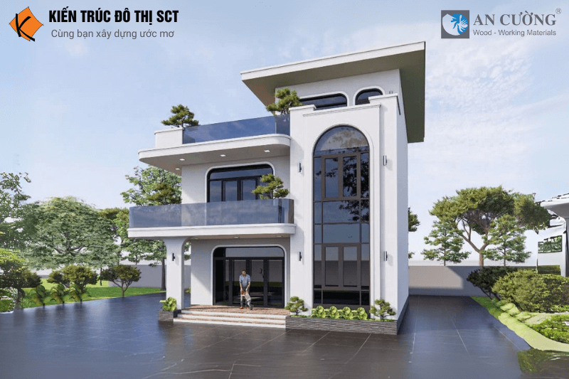 Mẫu thiết kế nhà phố hiện đại tại Yên Bái