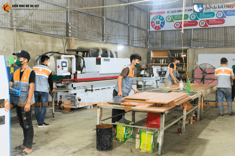 Xưởng sản xuất Gỗ An Cường tại Kiến trúc đô thị SCT