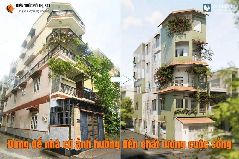 Đừng để nhà cũ ảnh hưởng đến chất lượng cuộc sống